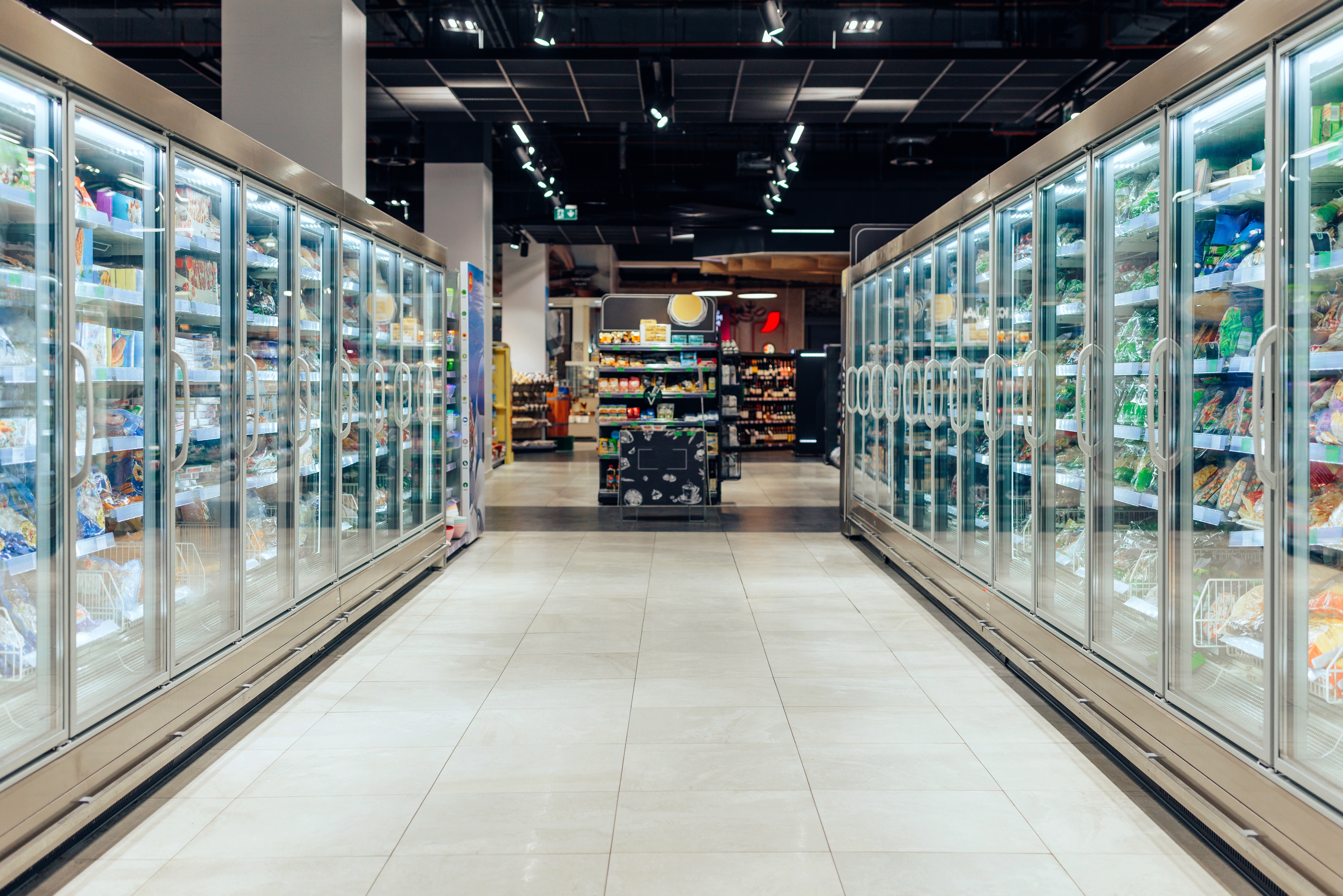 FMCG retail aisle